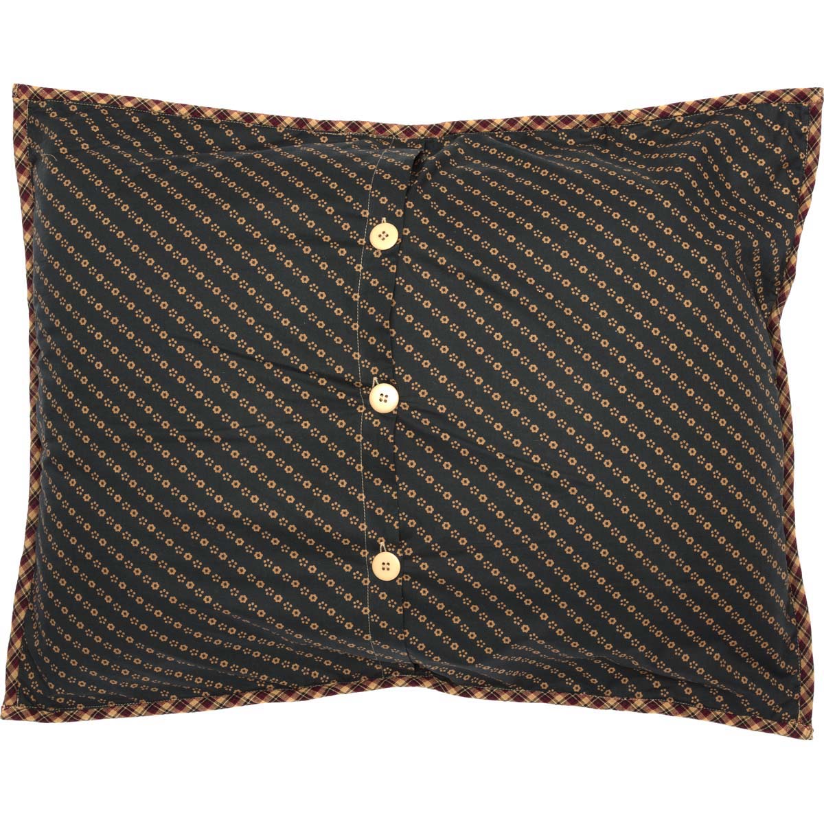 Patriotic Patch Standard Sham 21x27, Set of 2