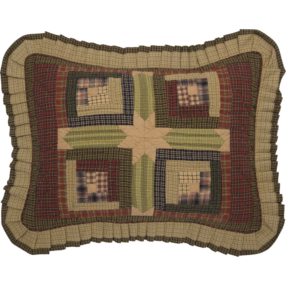 Tea Cabin Standard Sham 21x27, Set of 2