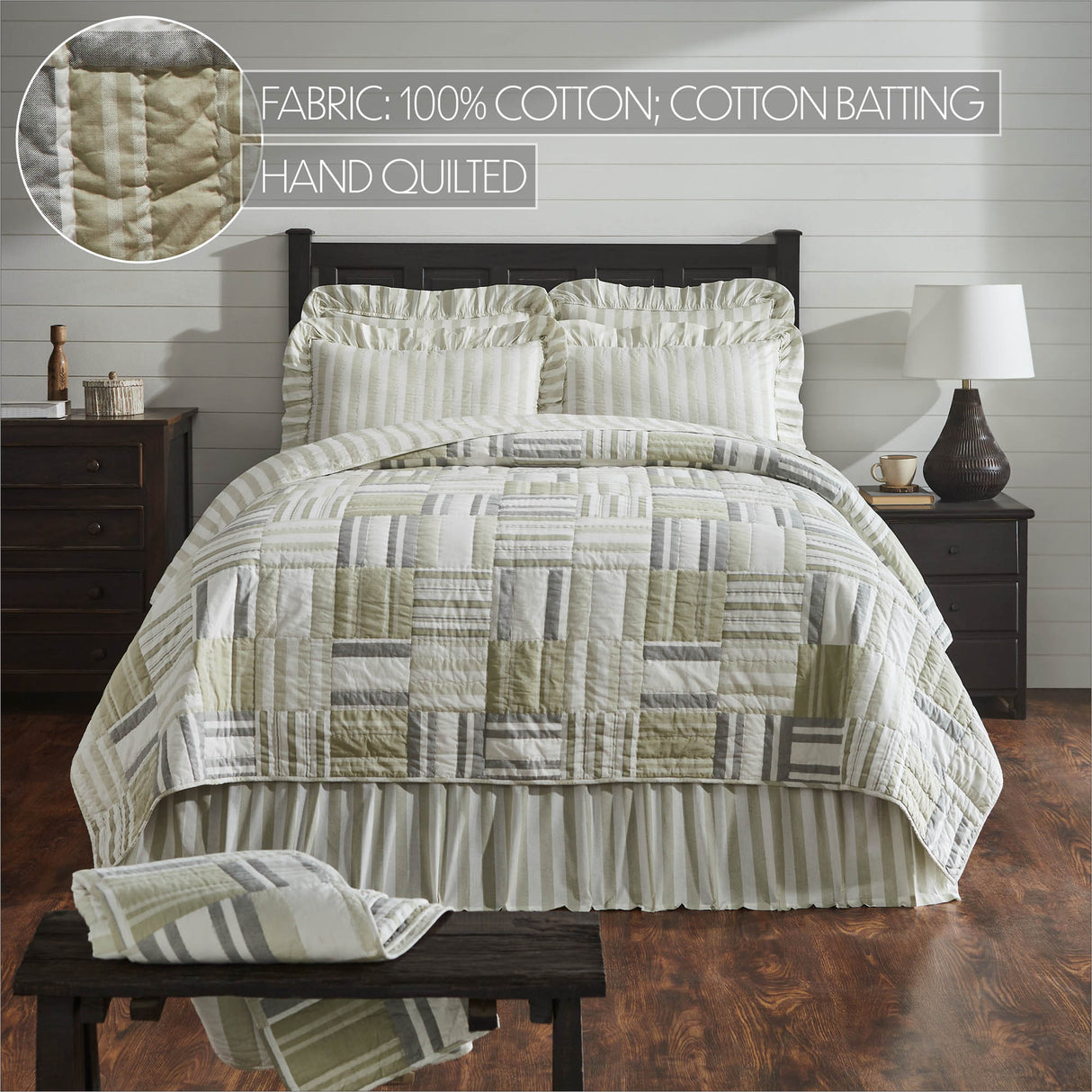 Finders Keepers California/Luxury King Quilt 124Wx115L