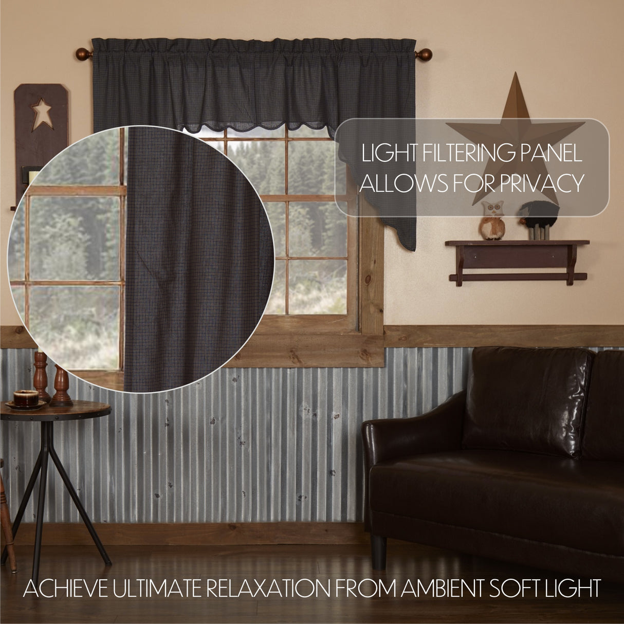 Arlington Swag Scalloped Set of 2 36x36x16