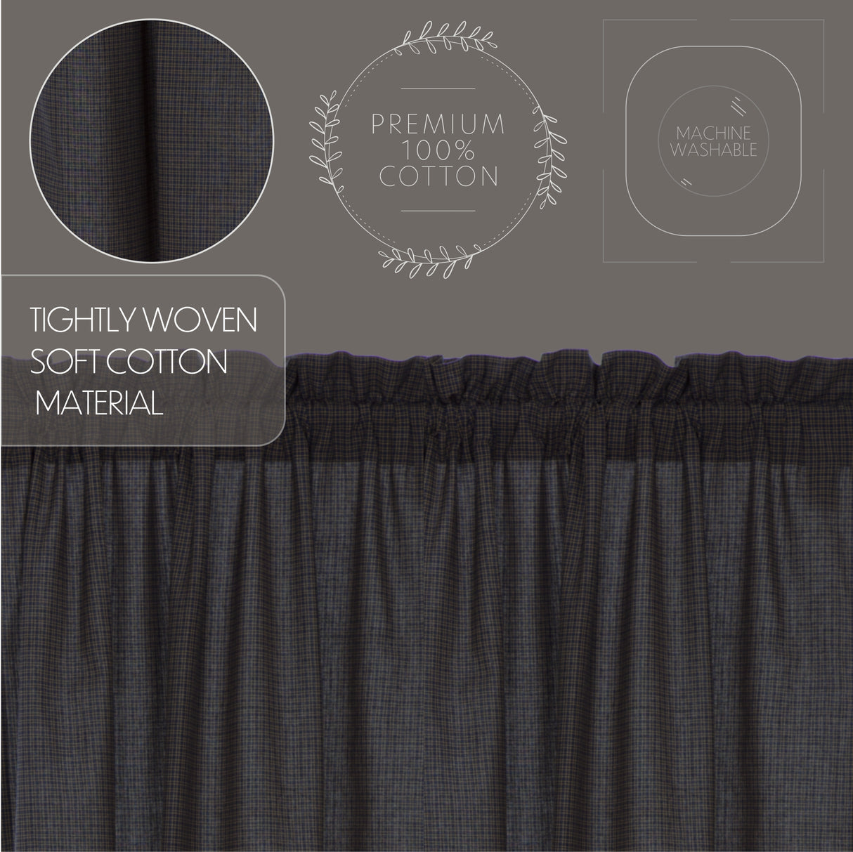 Arlington Swag Scalloped Set of 2 36x36x16