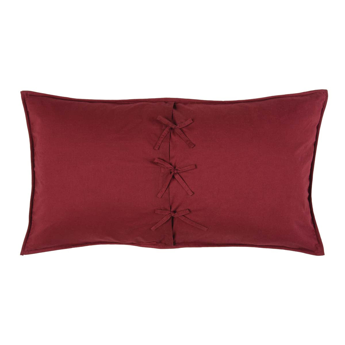 Ninepatch Star King Sham 21x37, Set of 2