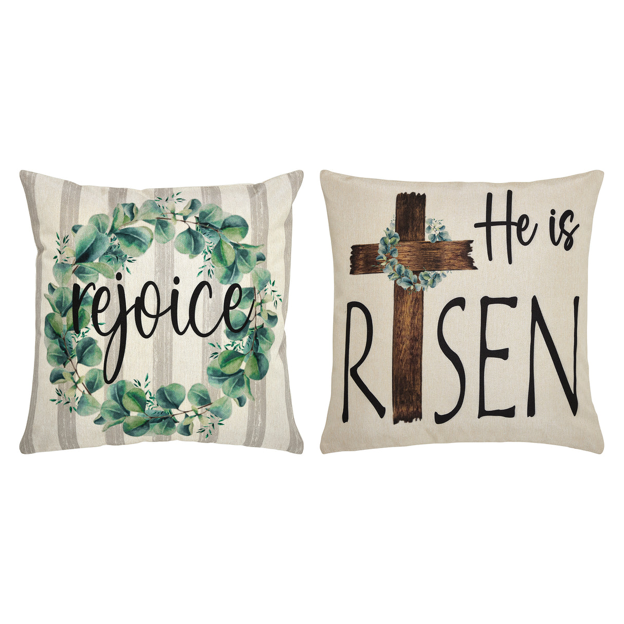 Rejoice Pillow Cover Set of 2 16Lx16W