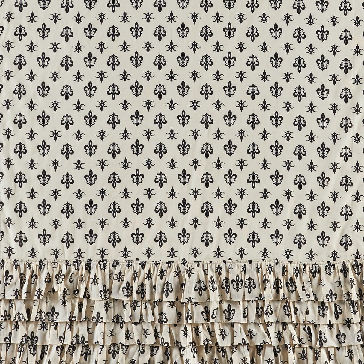 Elysee Ruffled Shower Curtain 72x72