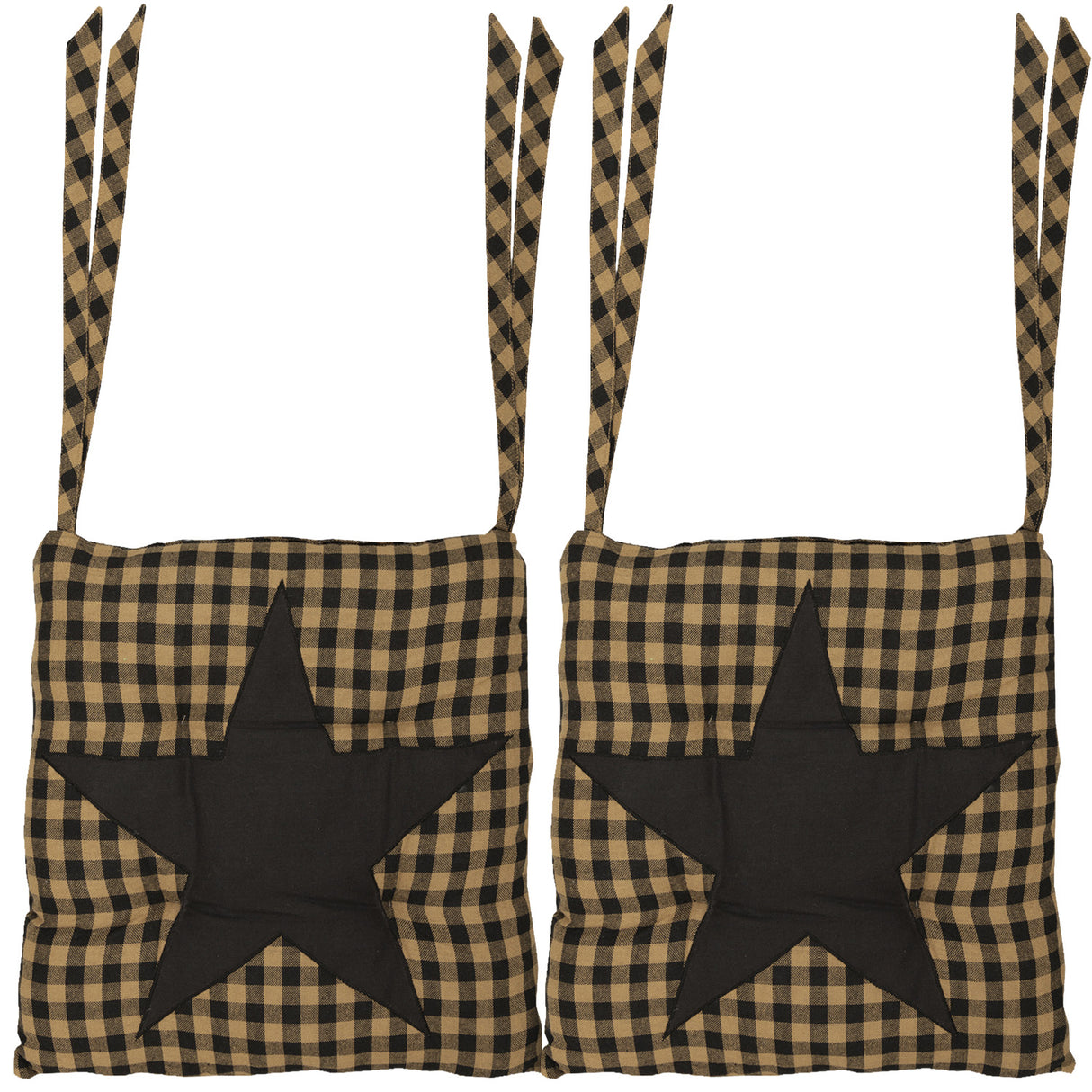 Black Star 15 Inch Chair Pad