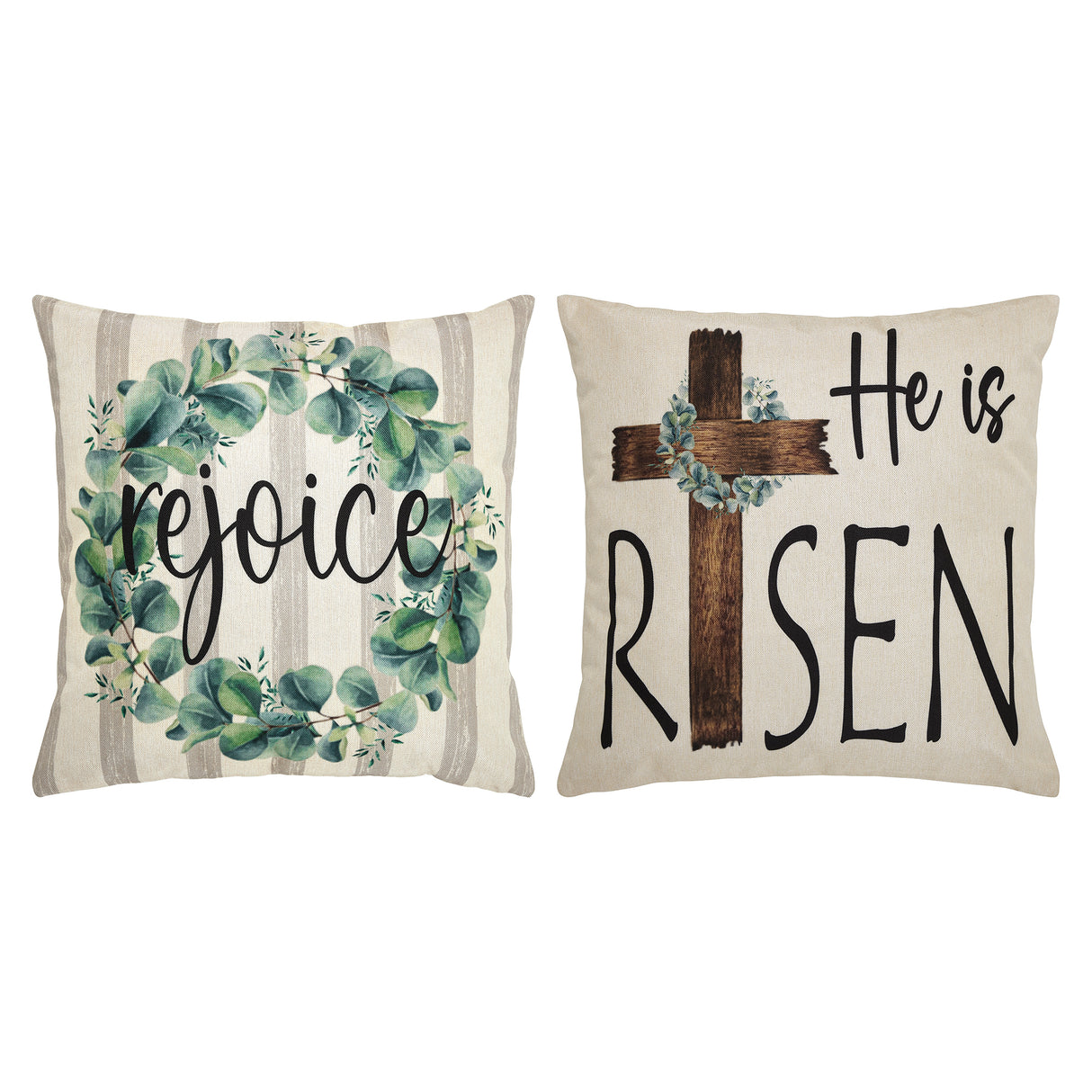 Rejoice Pillow Cover Set of 2 20Lx20W