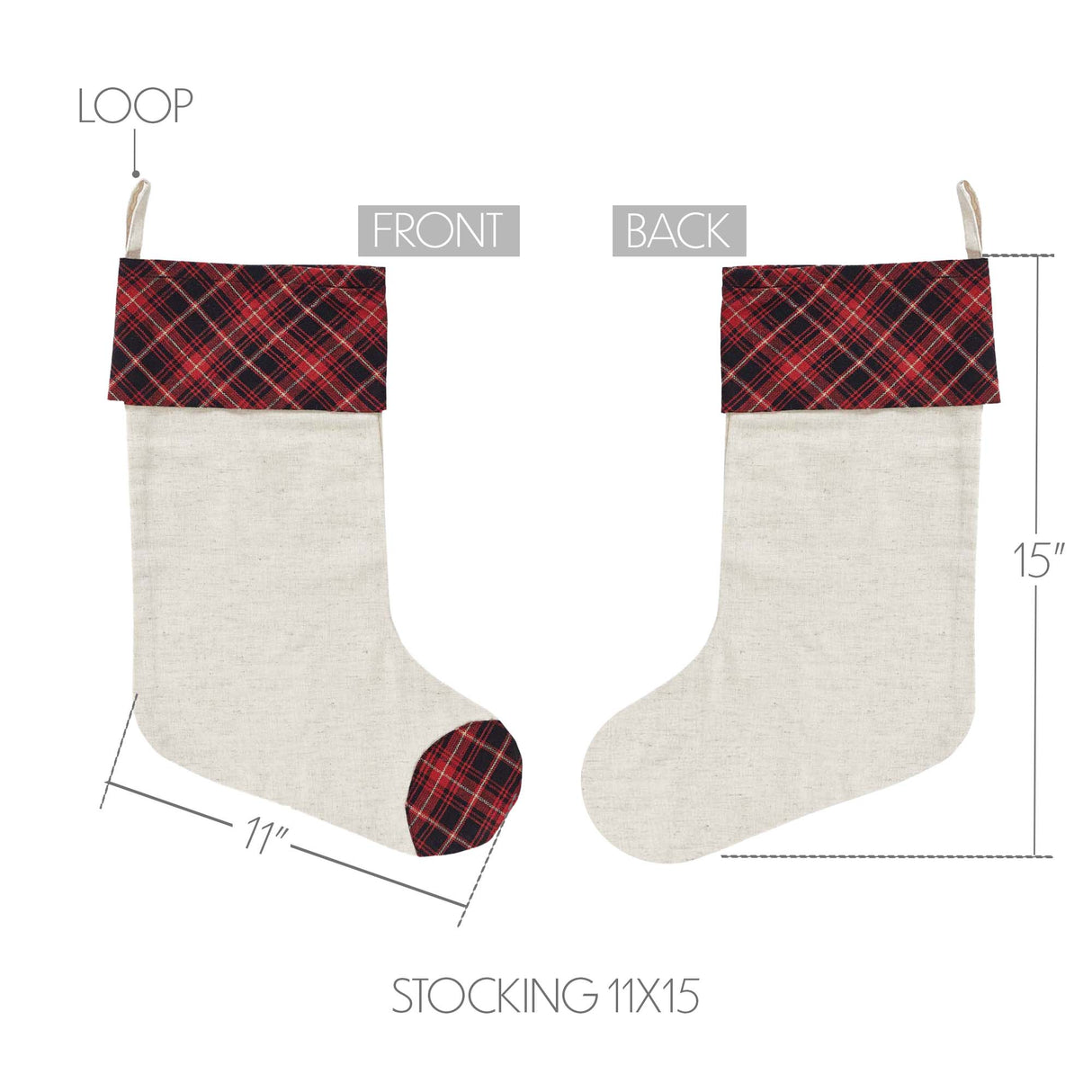 Seasons Greetings Stocking 11x15