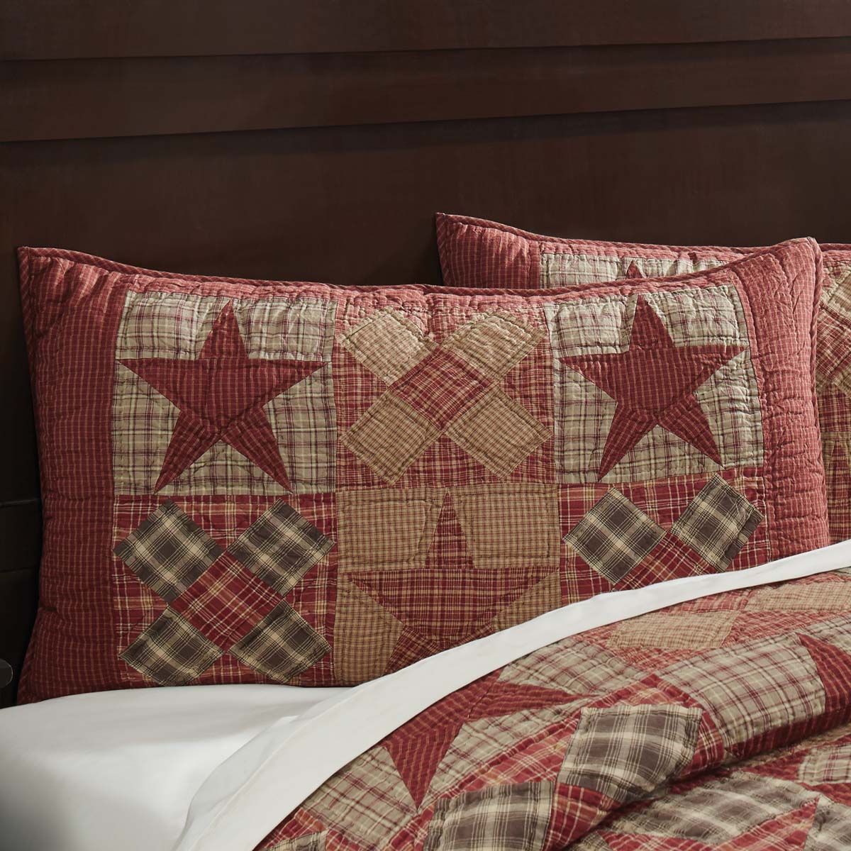Dawson Star King Sham 21x37, Set of 2
