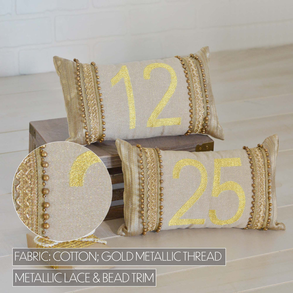 Celebrate Pillow Set of 2 7x13