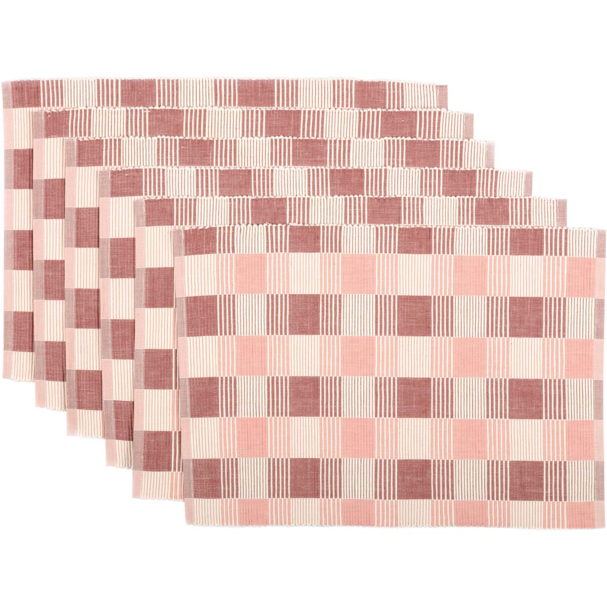 Daphne Mauve 13x72 Table Runner & 6 pc 12x18 Placemat Set