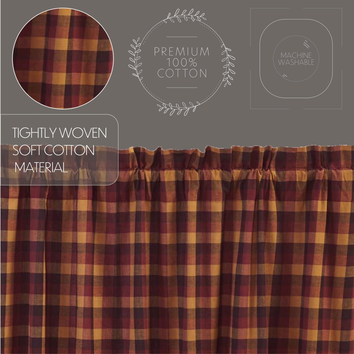 Heritage Farms Curtain Set