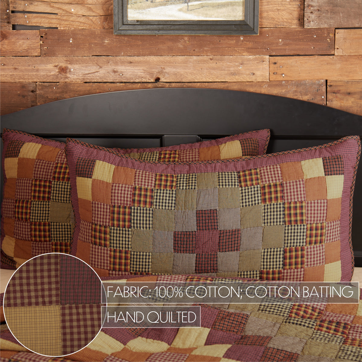 Heritage Farms King Sham 21x37, Set of 2