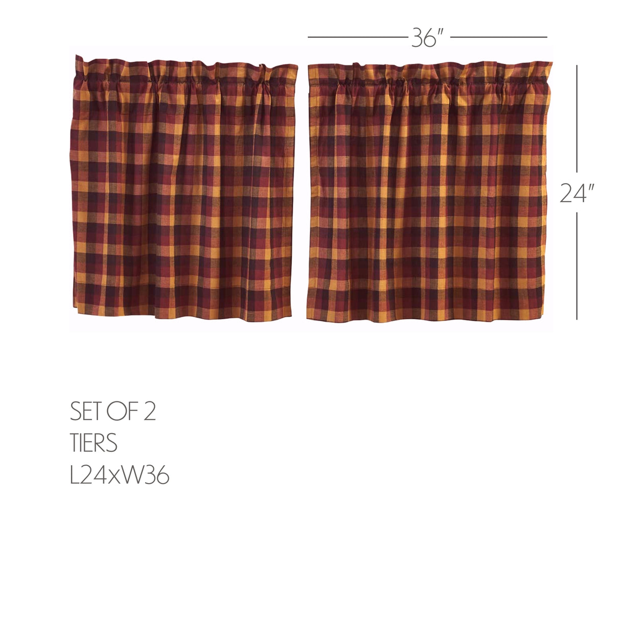 Heritage Farms Curtain Set