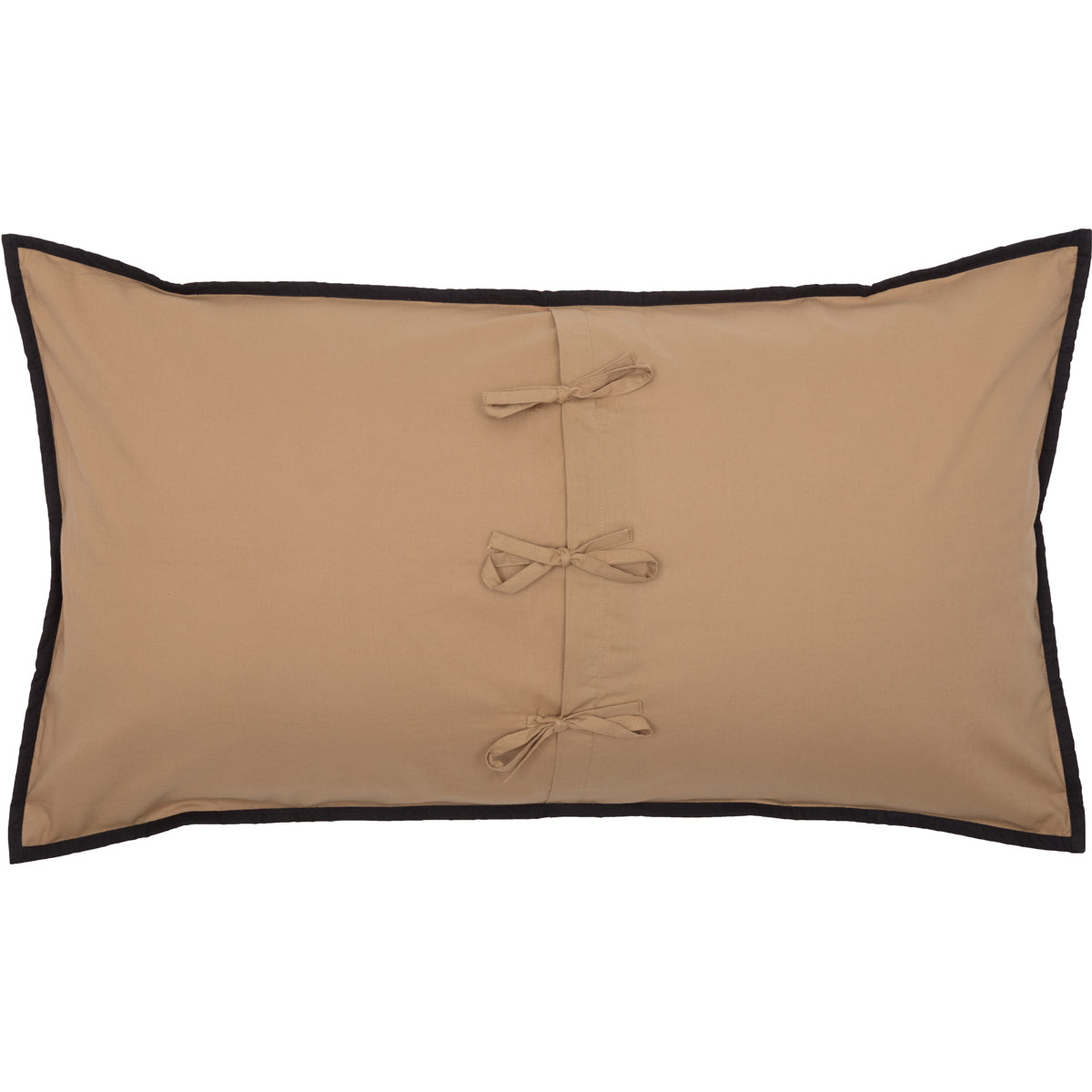 Black Check Star Sham