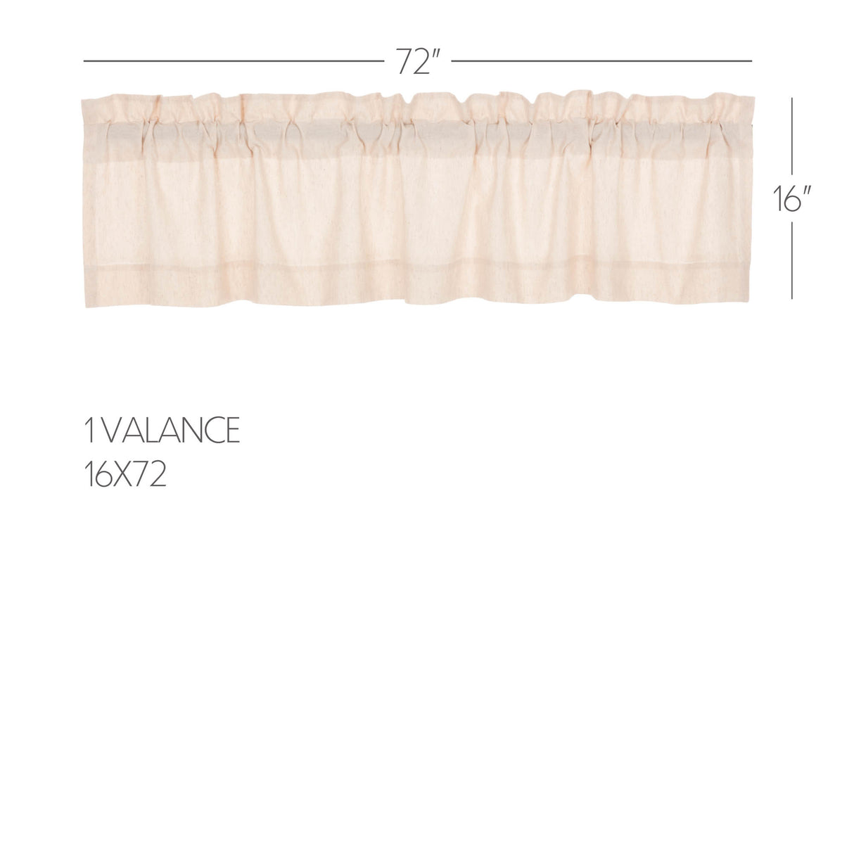 Simple Life Flax Curtain Set