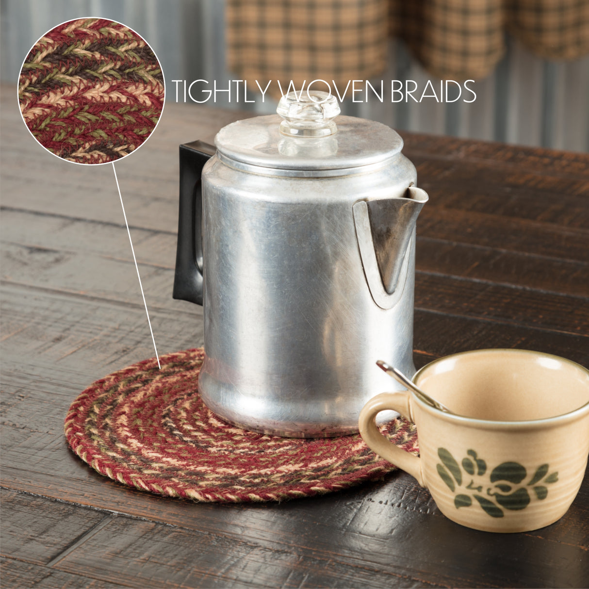 Cider Mill Jute Trivet 8, Set of 3