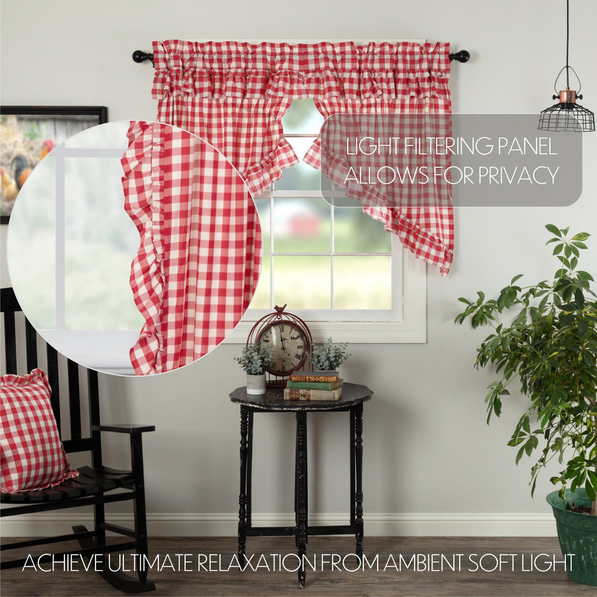 Annie Buffalo Check Curtain Set