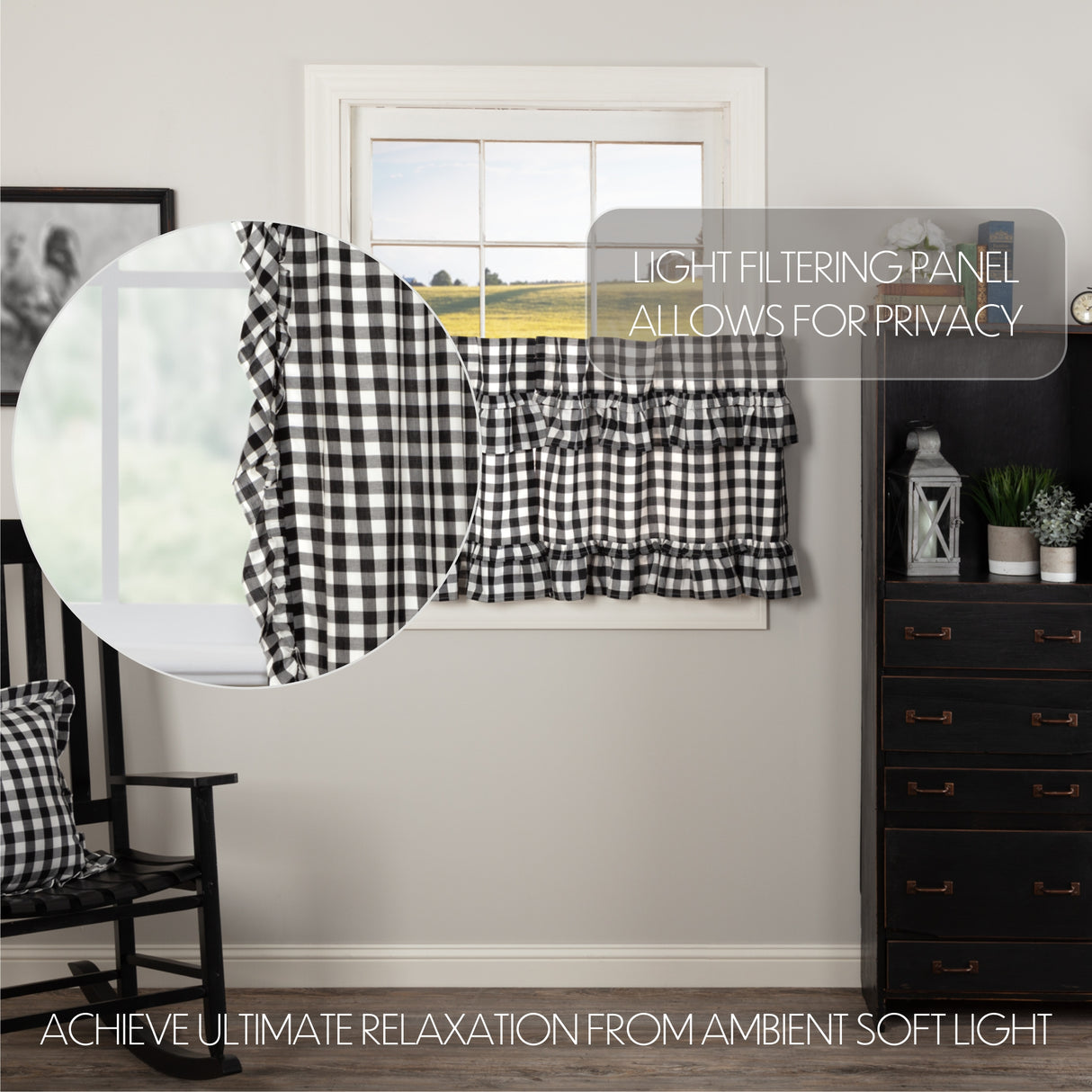 Annie Buffalo Check Curtain Set