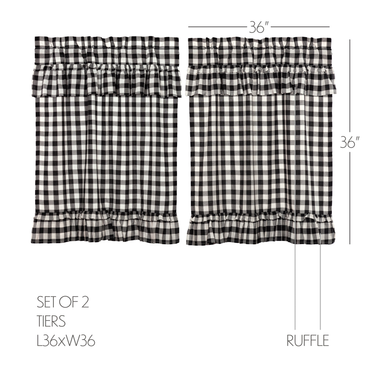 Annie Buffalo Check Curtain Set