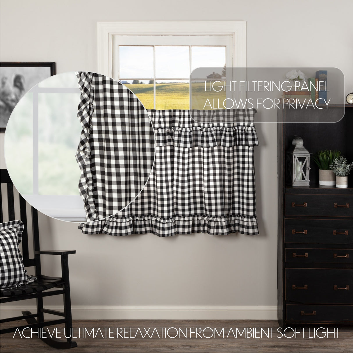 Annie Buffalo Check Curtain Set