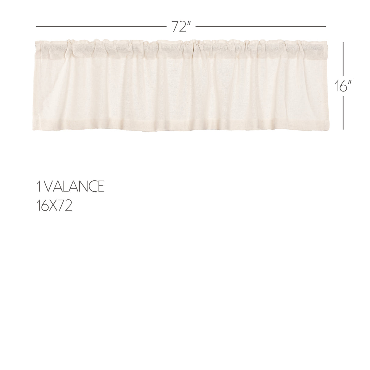 Burlap Antique Curtain Set