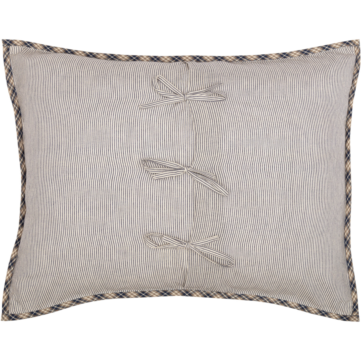 Dakota Star Farmhouse Blue Standard Sham 21x27