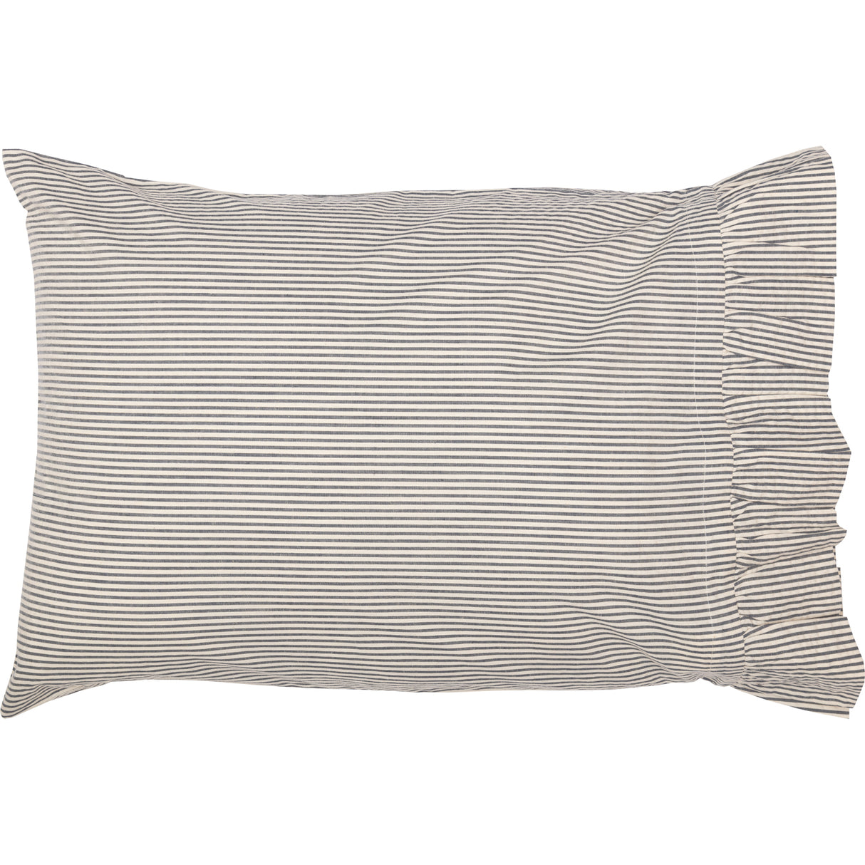Hatteras Seersucker Ticking Stripe Pillow Case Set of 2