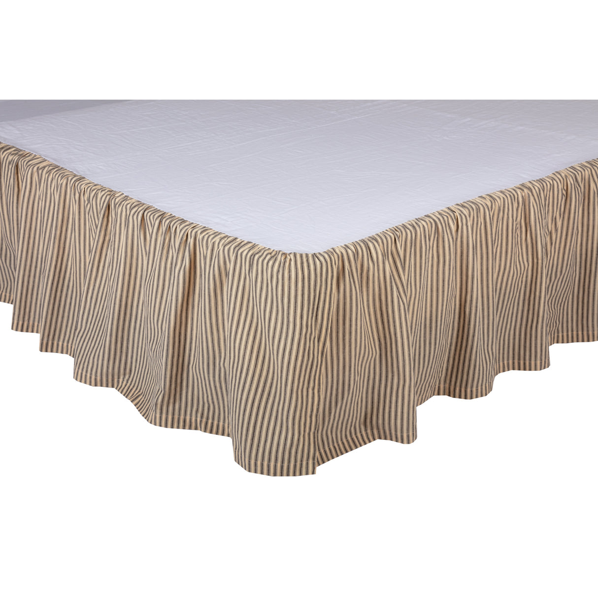 Sawyer Mill Ticking Stripe Bed Skirt