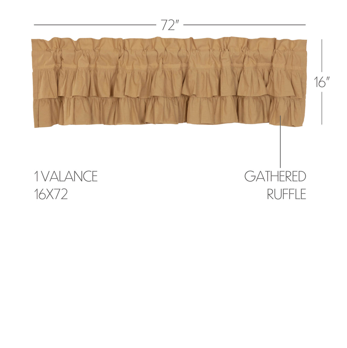 Simple Life Flax Curtain Set