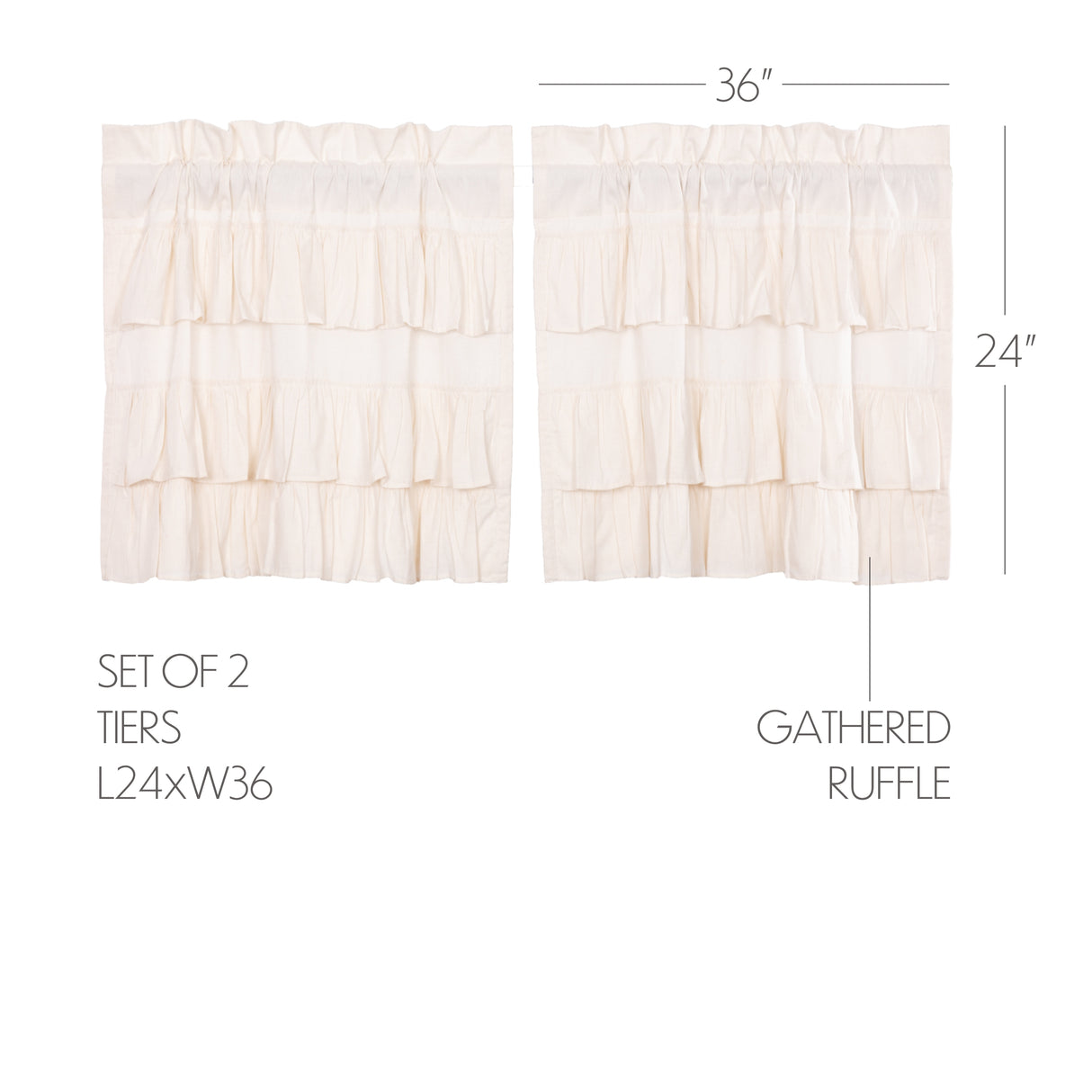 Simple Life Flax Curtain Set