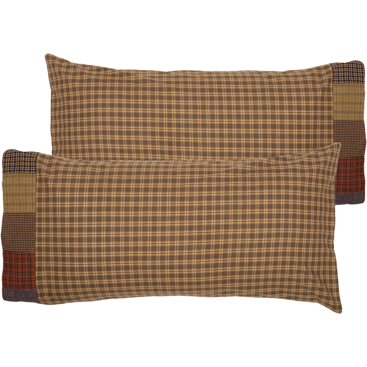Cedar Ridge Pillow Case Set of 2 with Block Border
