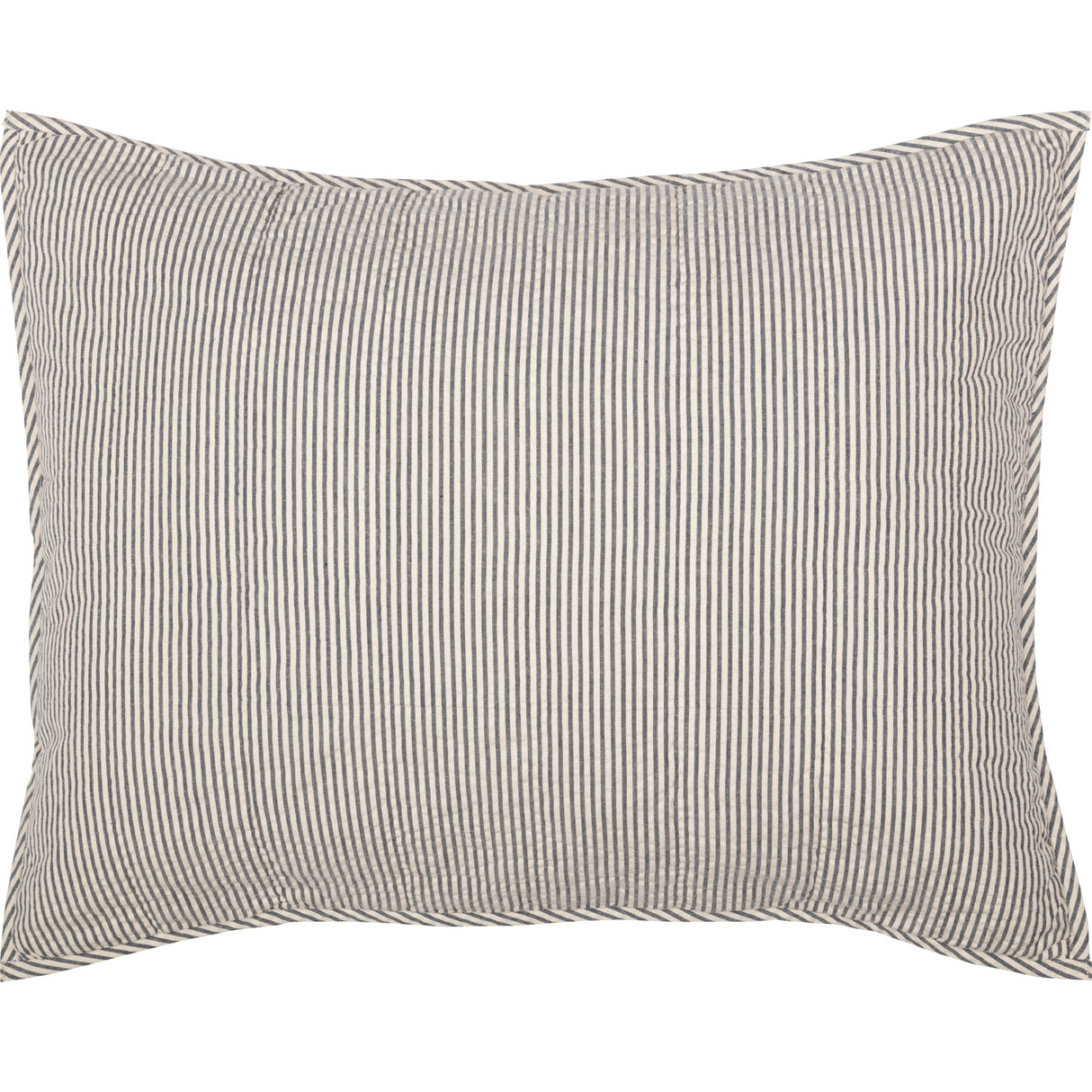 Hatteras Seersucker Ticking Stripe Sham