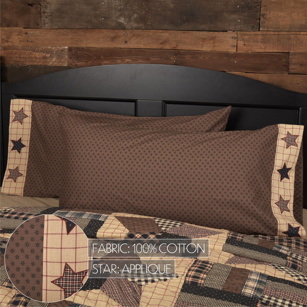 Bingham Star Pillow Case Set of 2