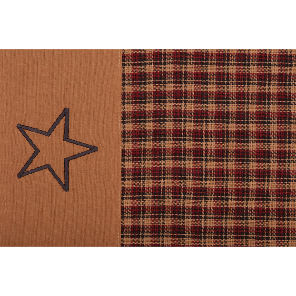 Patriotic Patch Pillow Case Set of 2