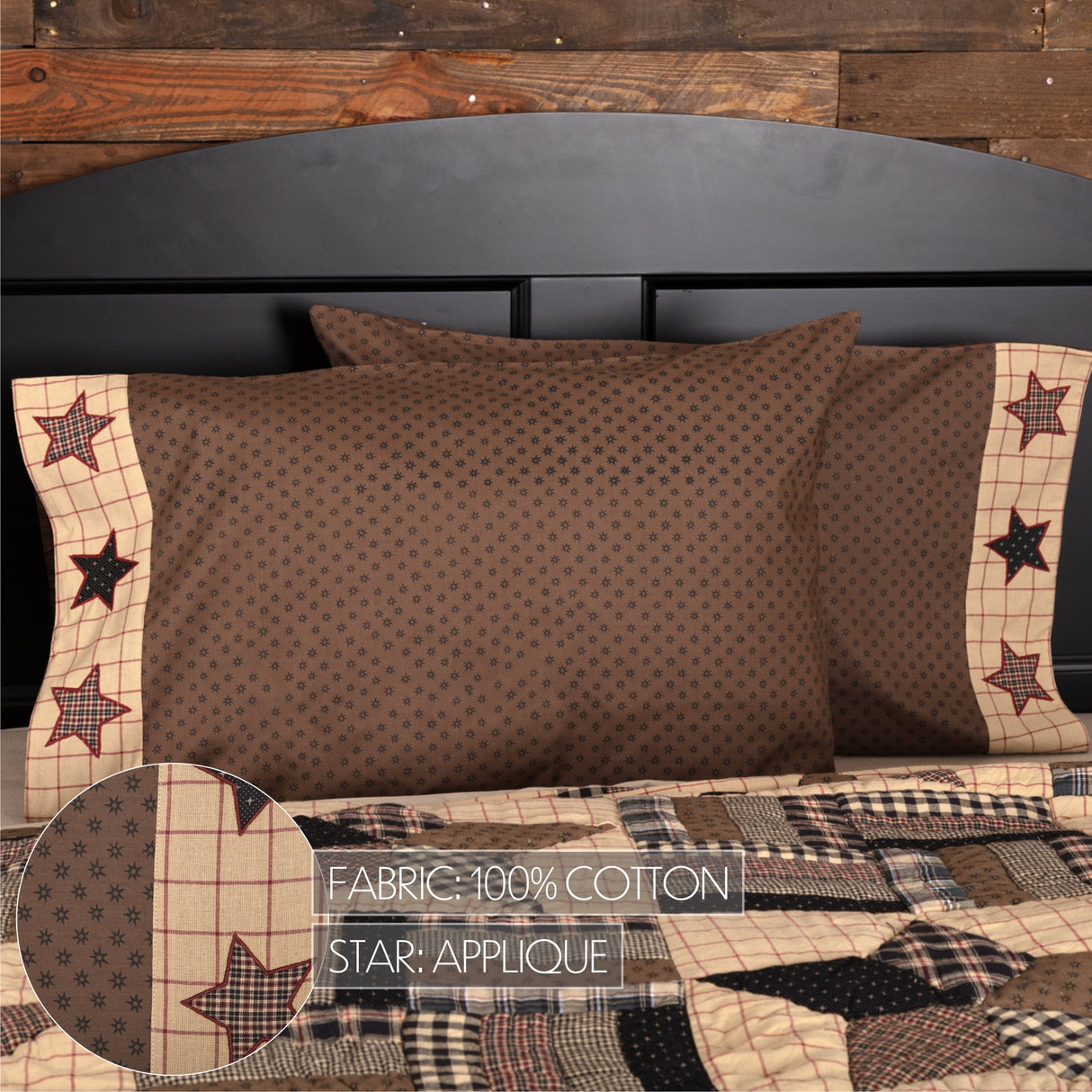 Bingham Star Pillow Case Set of 2