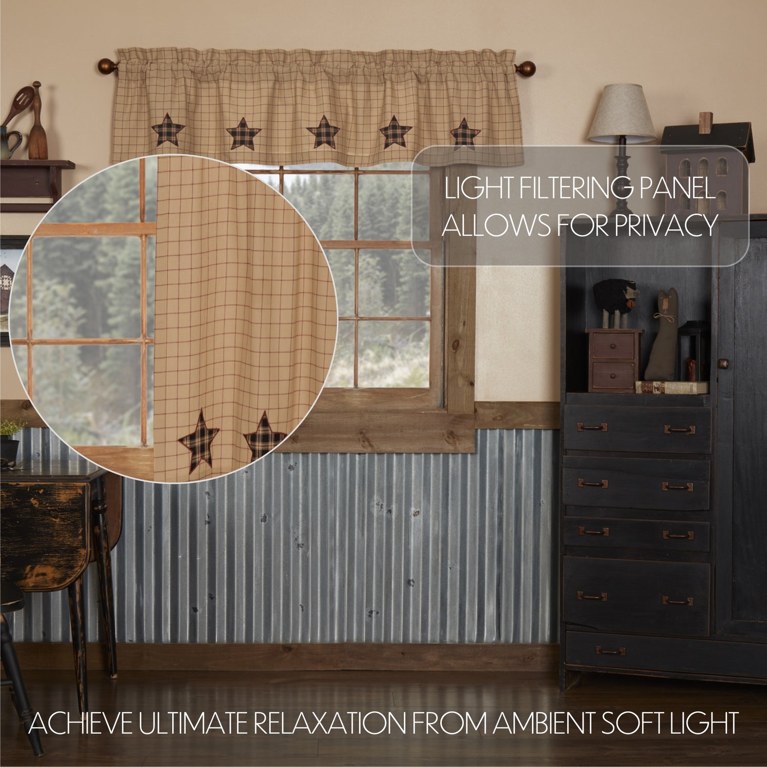 Bingham Star Curtain Set
