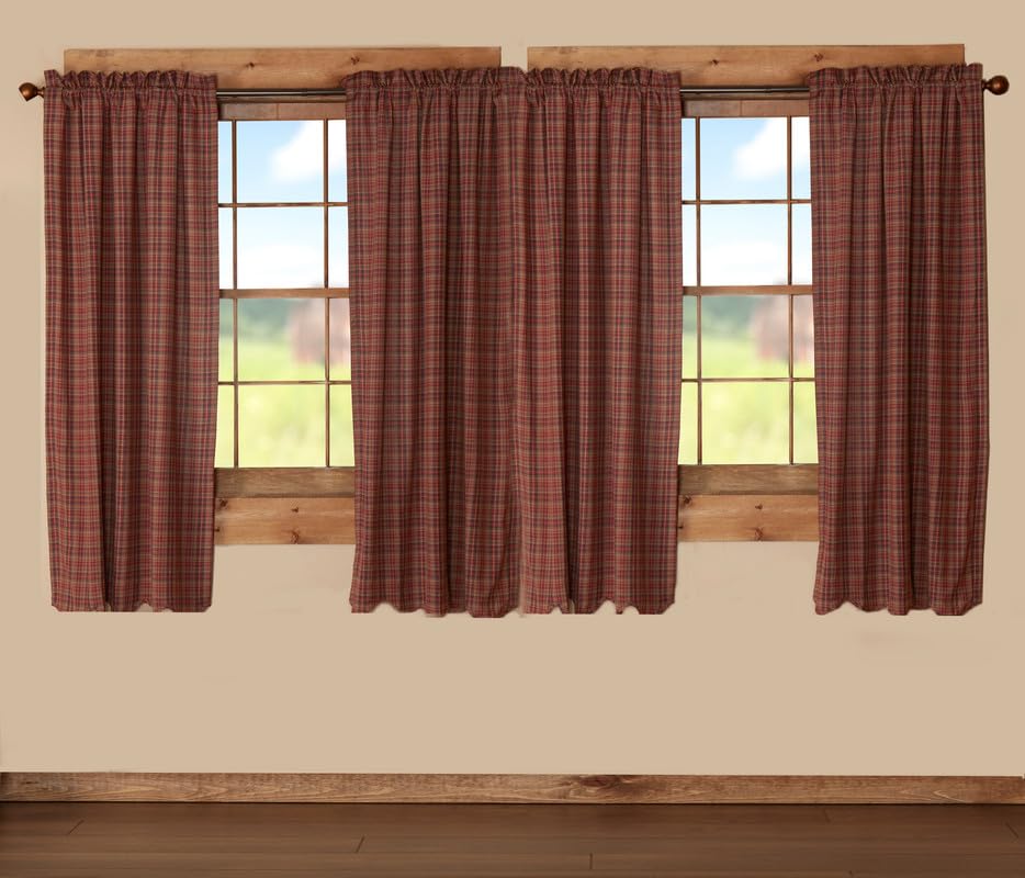 Parker Scalloped Short Panel Set of 4 63x36