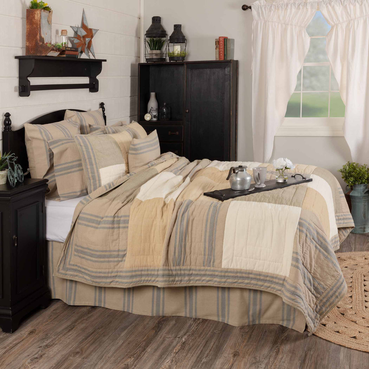 Farmer's Market King Quilt 110Wx97L