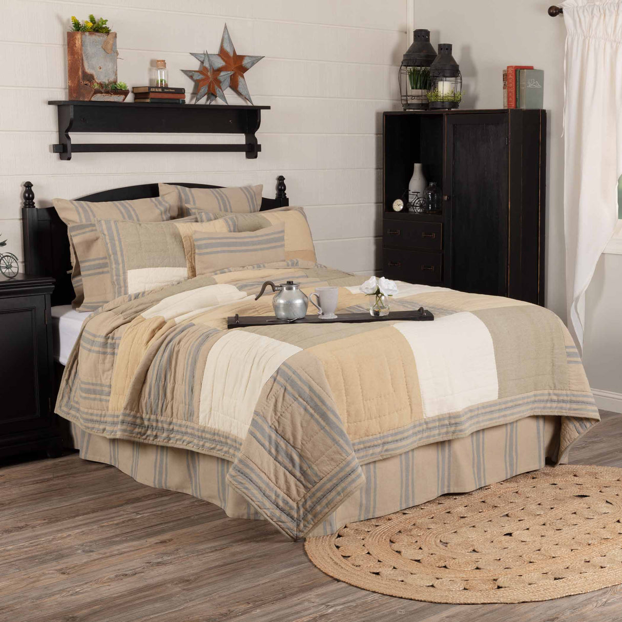 Farmer's Market King Quilt 110Wx97L