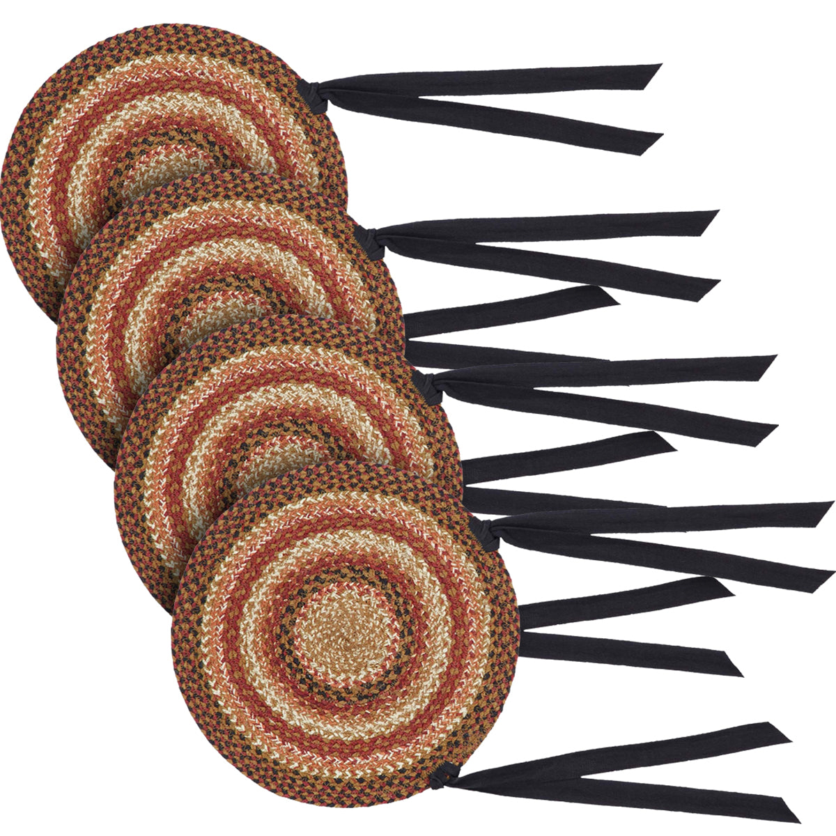 Ginger Spice 15 Inch Jute Chair Pad