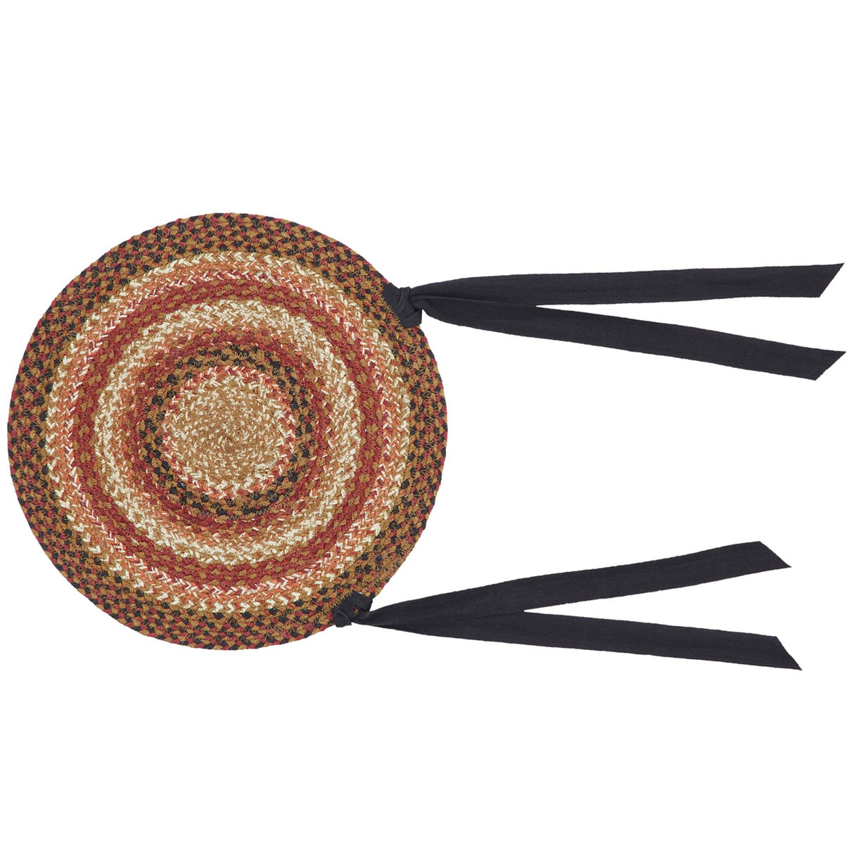 Ginger Spice 15 Inch Jute Chair Pad