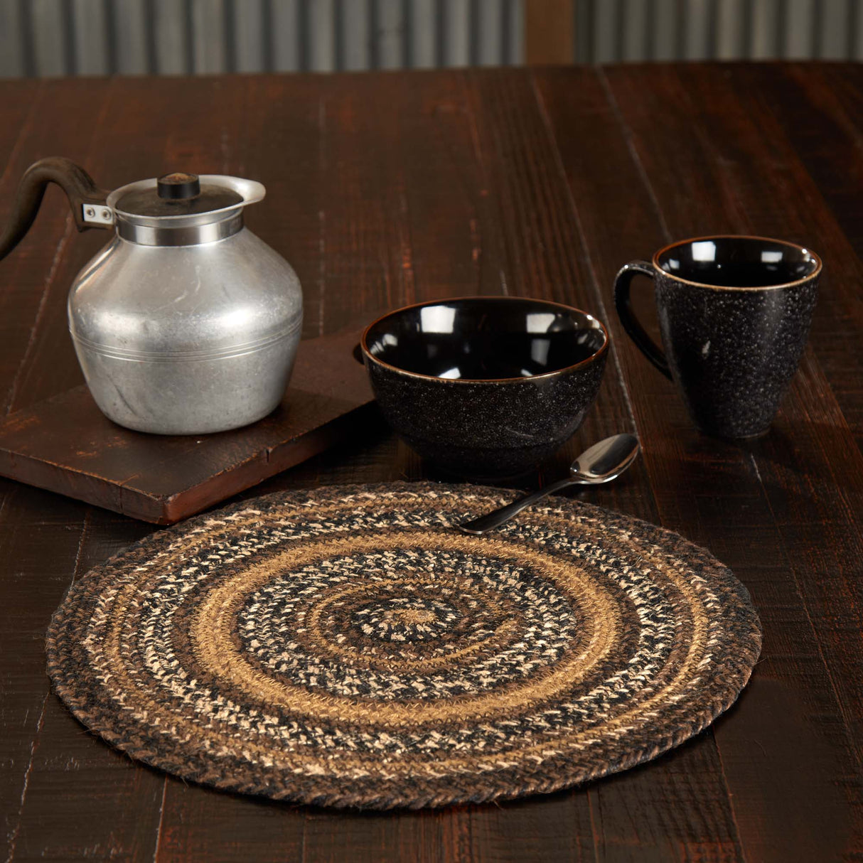 Espresso Jute Trivet 15, Set of 3