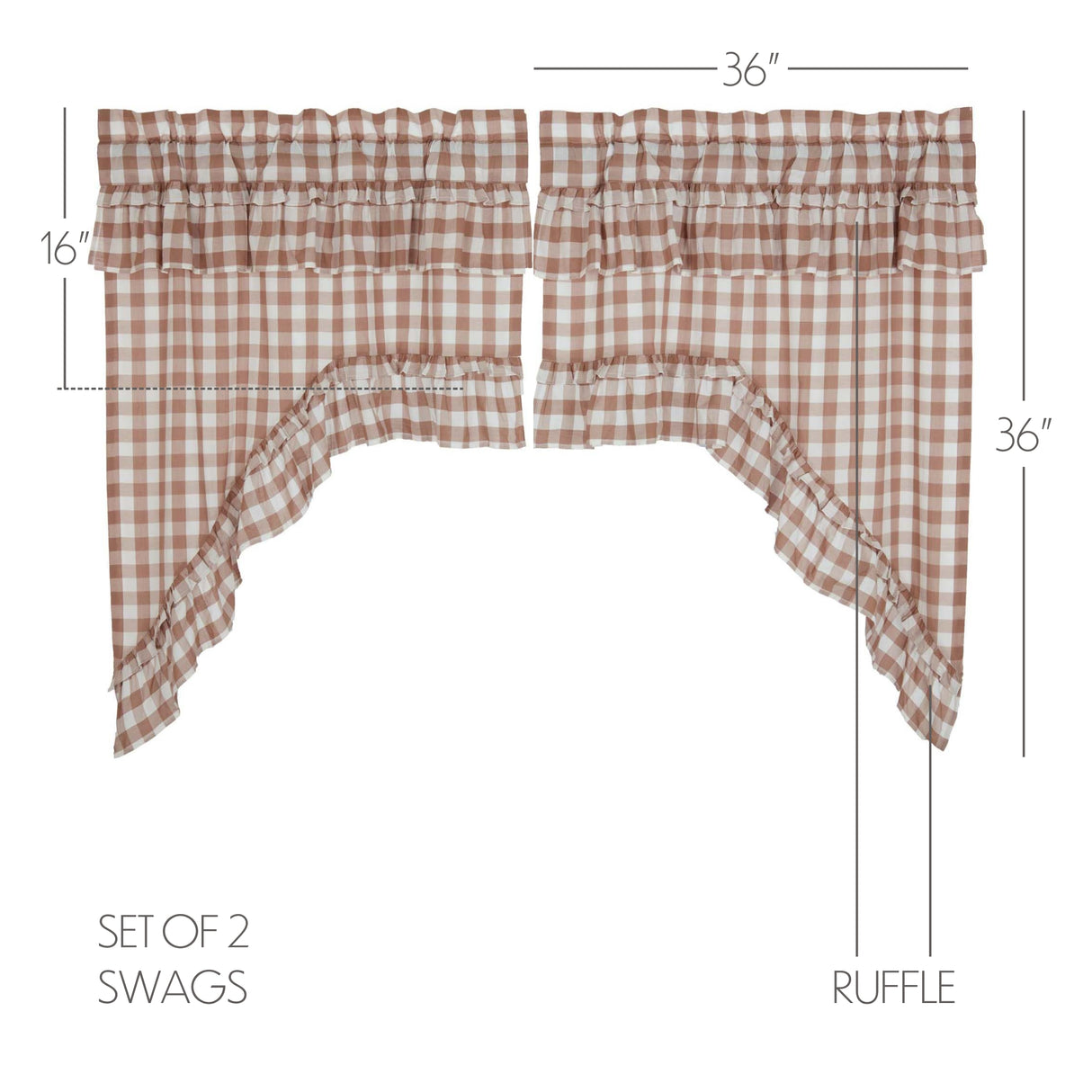 Annie Buffalo Check Curtain Set