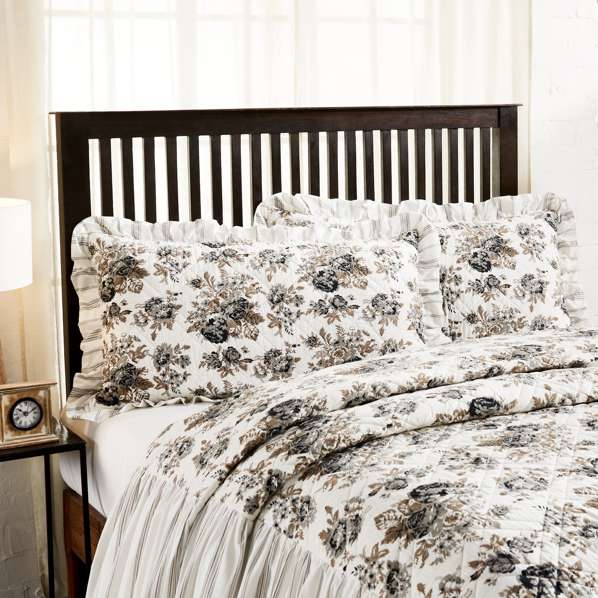 Annie Floral Ruffled Sham