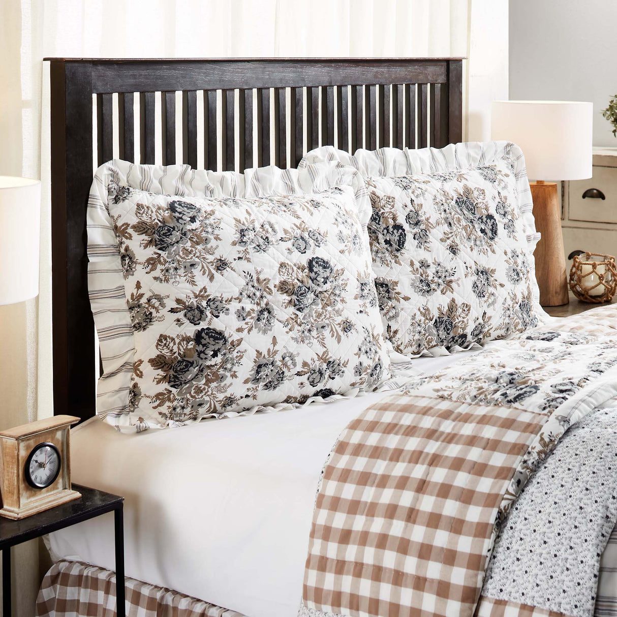 Annie Floral Ruffled Sham