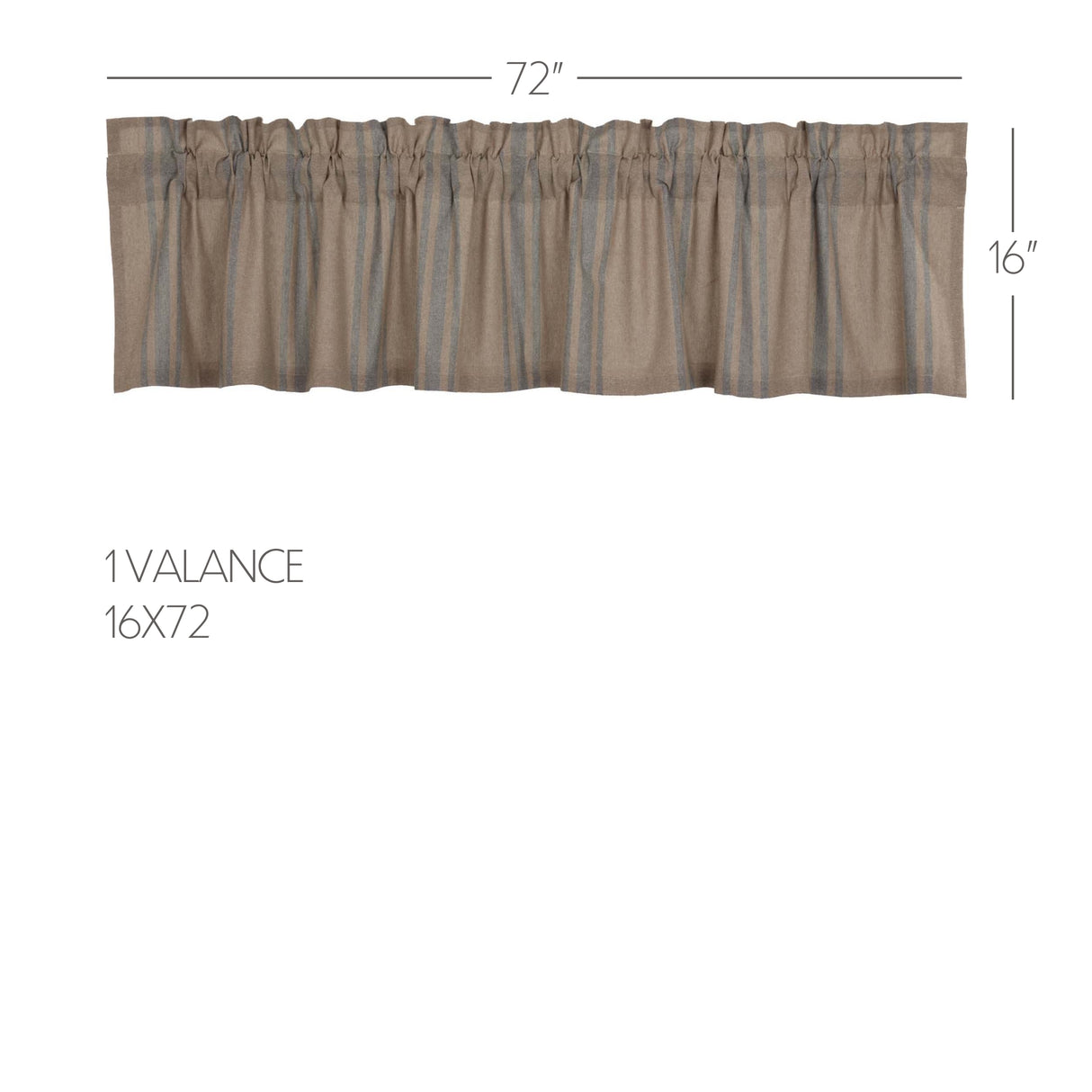 Grain Sack Curtain Set