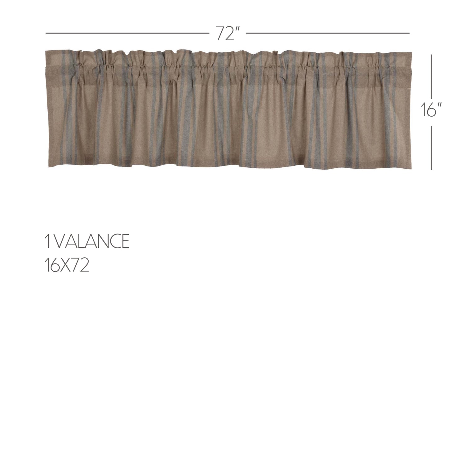 Grain Sack Curtain Set
