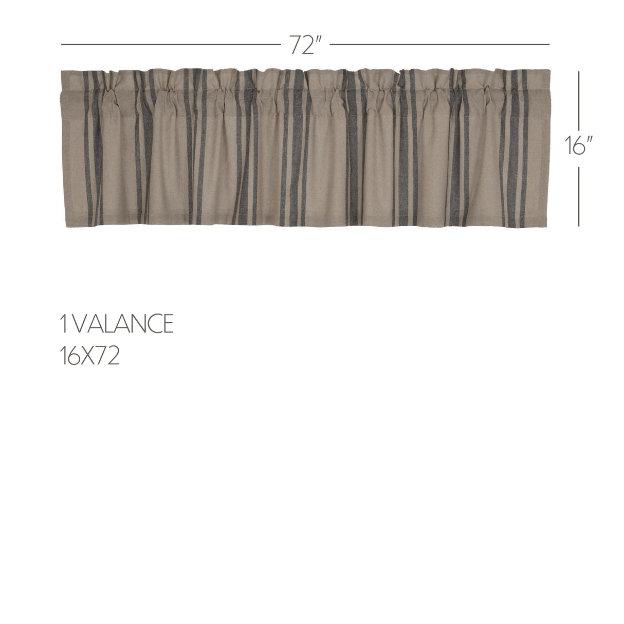 Grain Sack Curtain Set