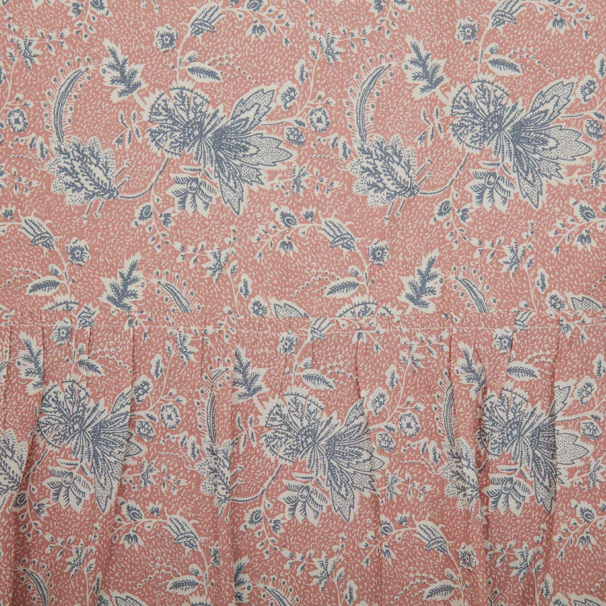 Kaila Floral Ruffled Shower Curtain 72x72