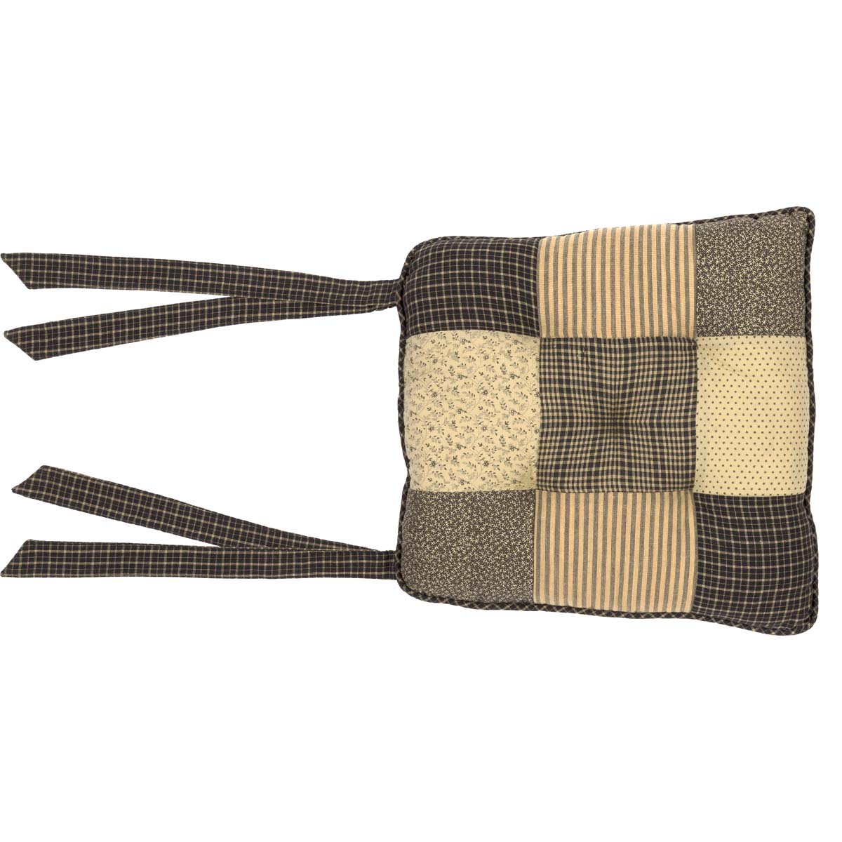 Kettle Grove 14 Inch Patchwork Chair Pad